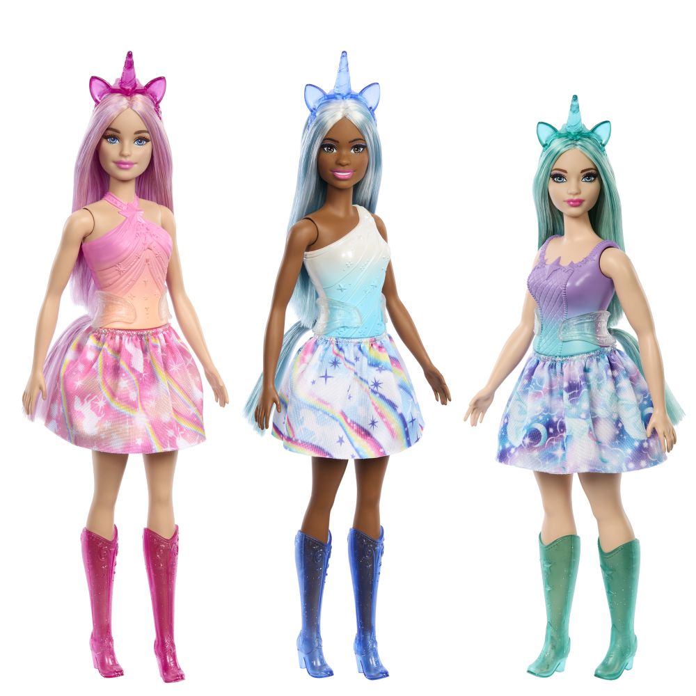 Mattel Barbie rozprávková víla jednorožec asst