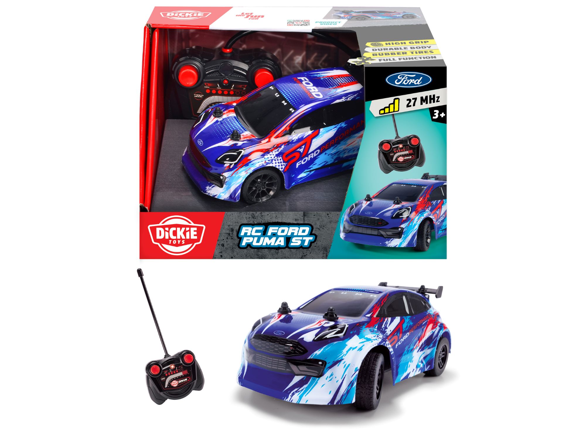 Dickie RC Ford Puma ST 15 cm, 2kan