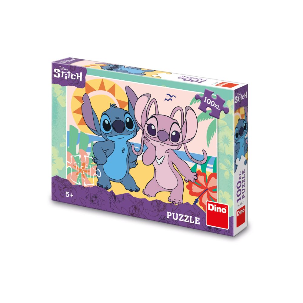 Dino STITCH NA PLÁŽI 100 XL Puzzle
