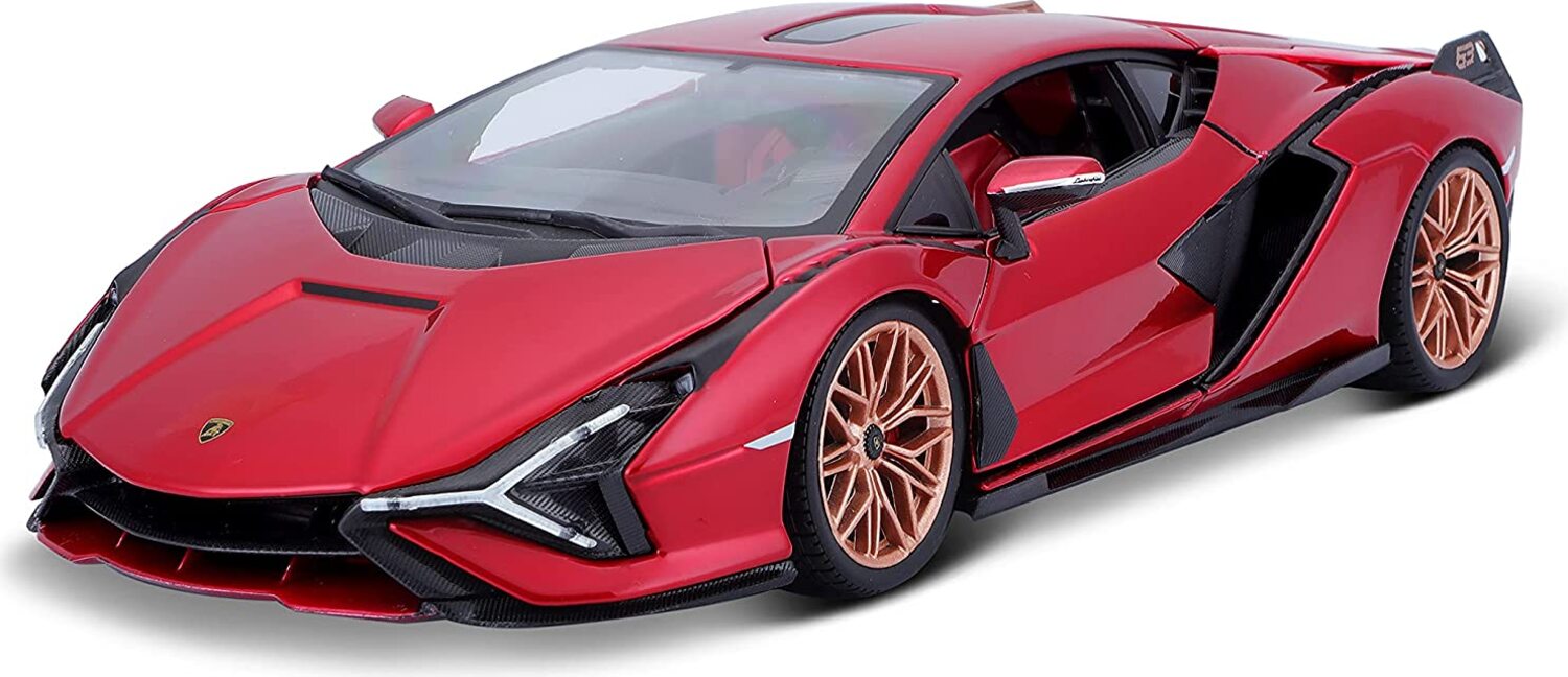 Bburago 1:18 TOP Lamborghini Sián FKP 37 Red