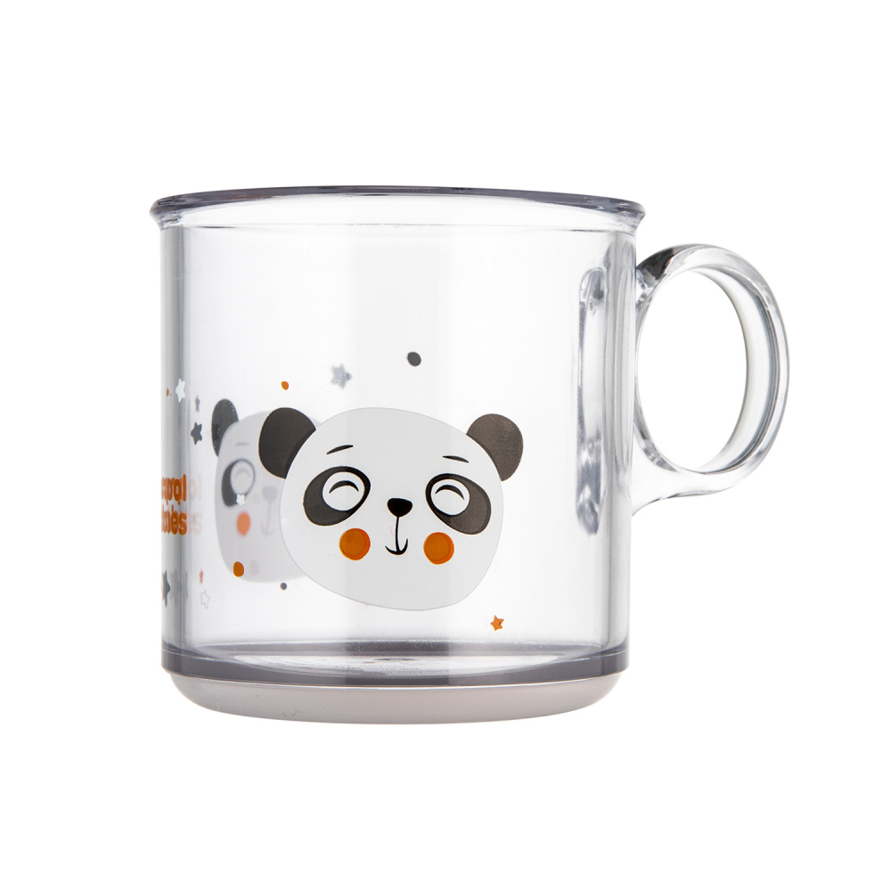 Canpol babies Hrnček protišmykový EXOTIC ANIMALS 170ml transparentný