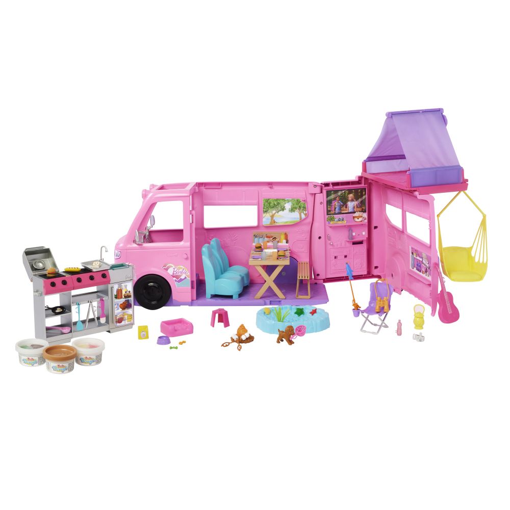 Mattel Barbie karavan snov so stanom