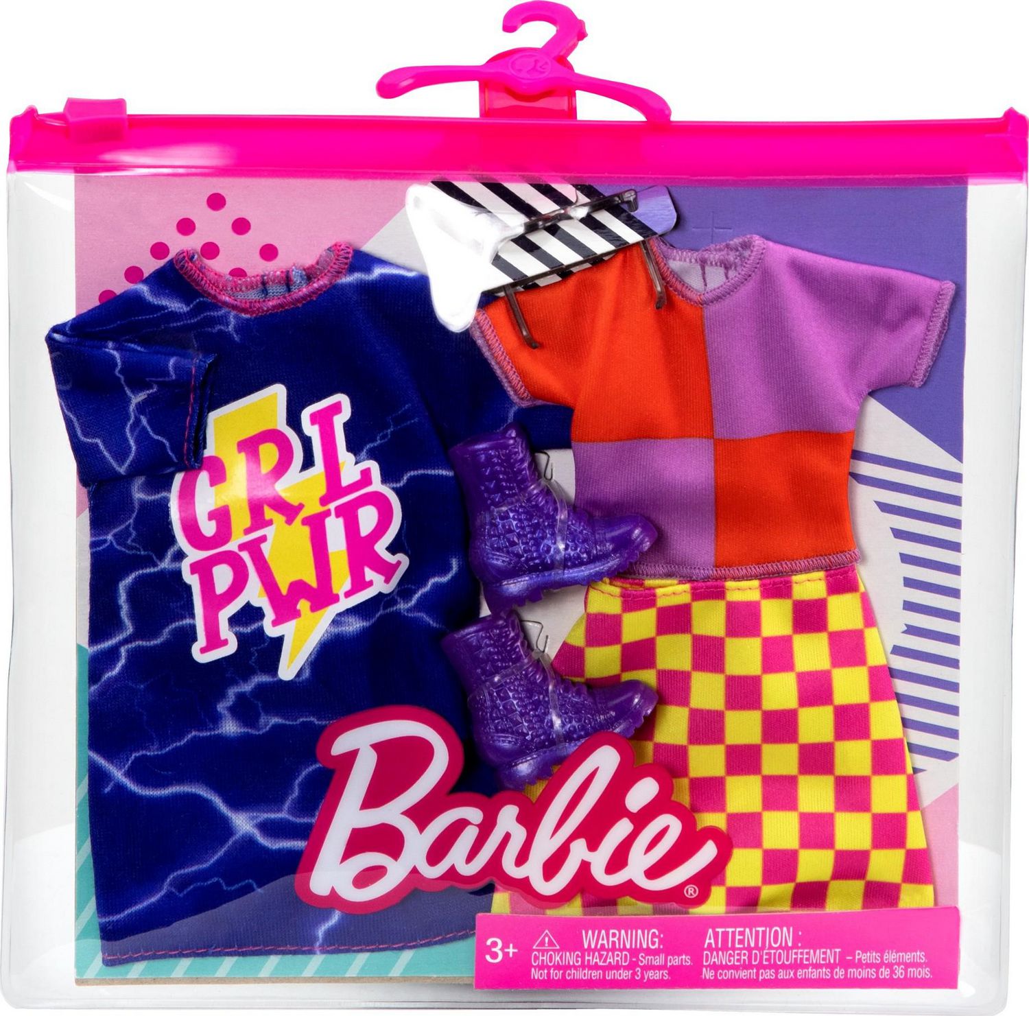 Mattel Barbie 2ks oblečenie asst