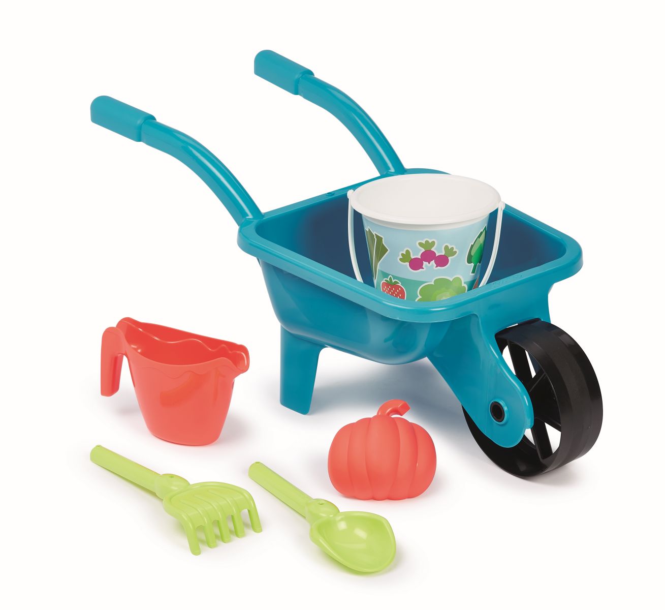 Ecoiffier Záhradný fúrik s krhličkou a prísl.