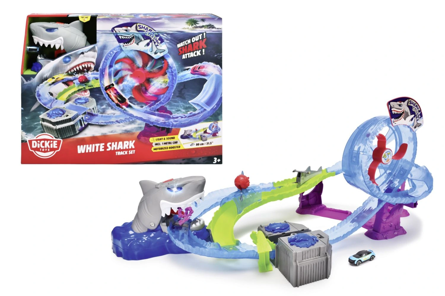 Dickie Autodráha White Shark 80 cm
