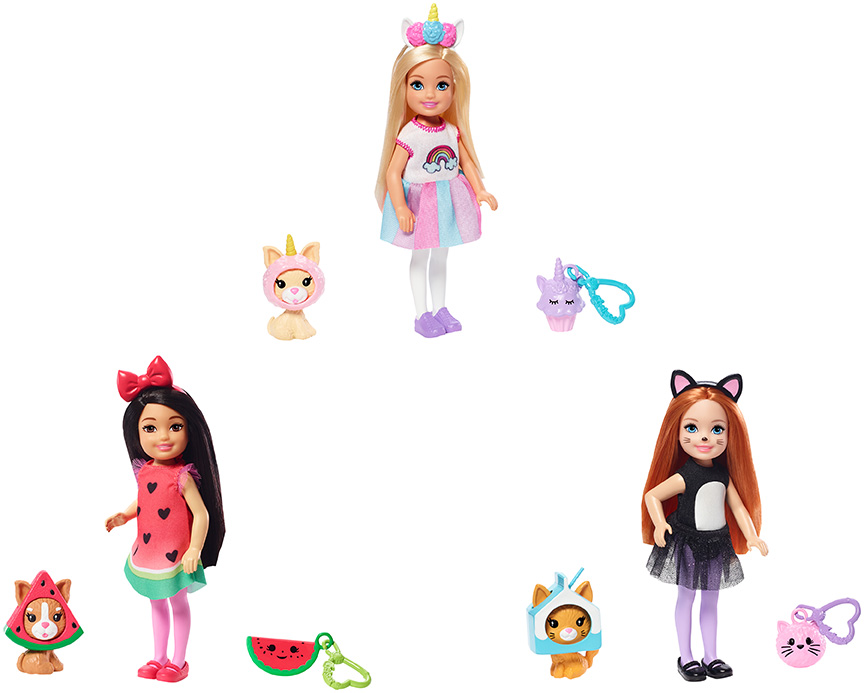 Mattel BARBIE CHELSEA V KOSTÝME ASST