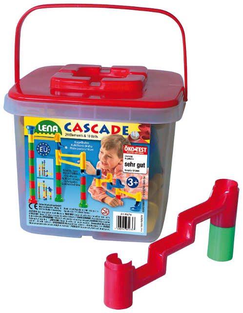 Guličková dráha vo vedierku, 31 dielov