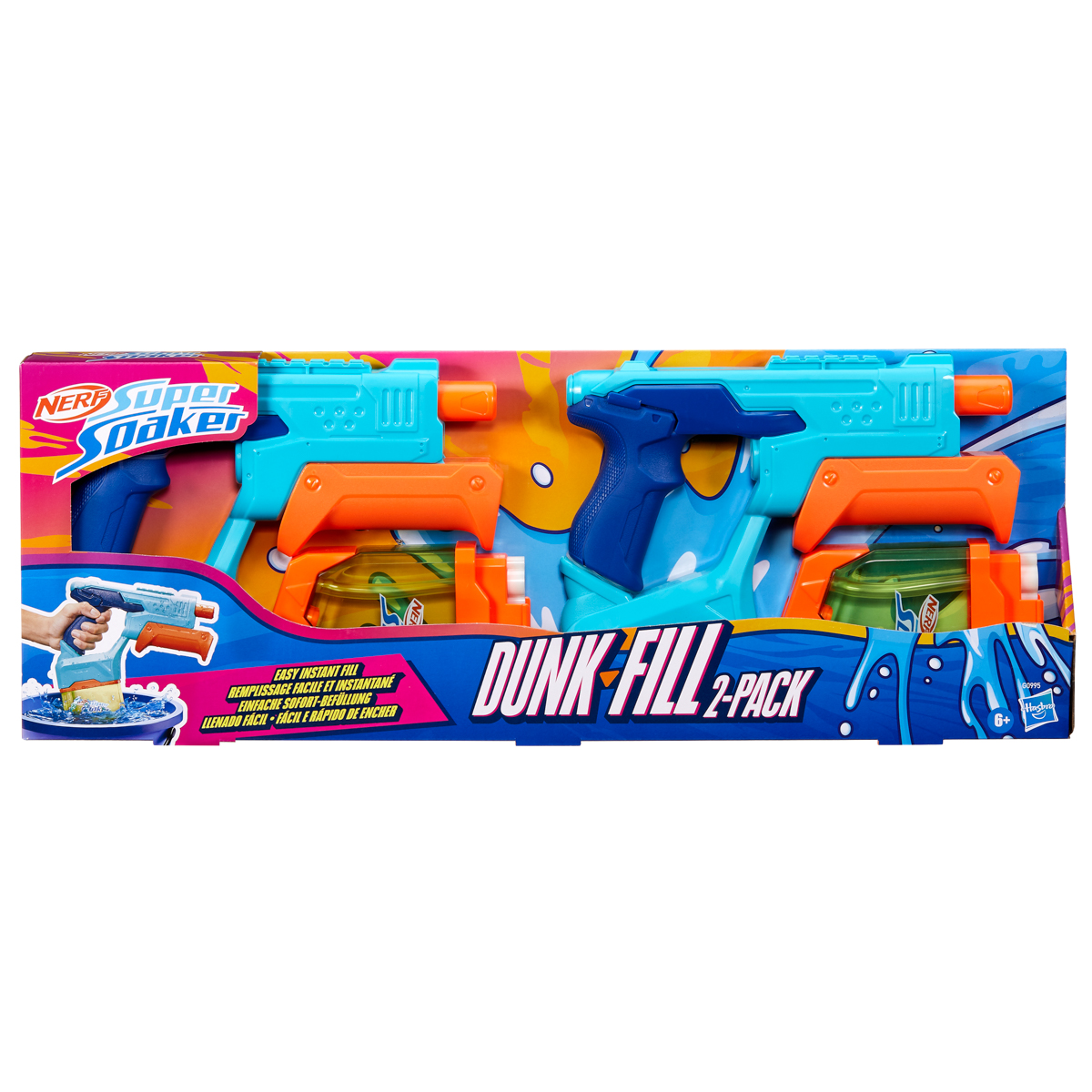 HASBRO - Nerf Super Soaker Dunk FILL duopack