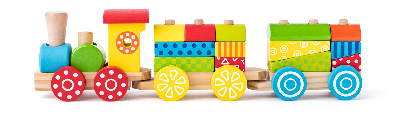 Vláčik s potlačou, malý