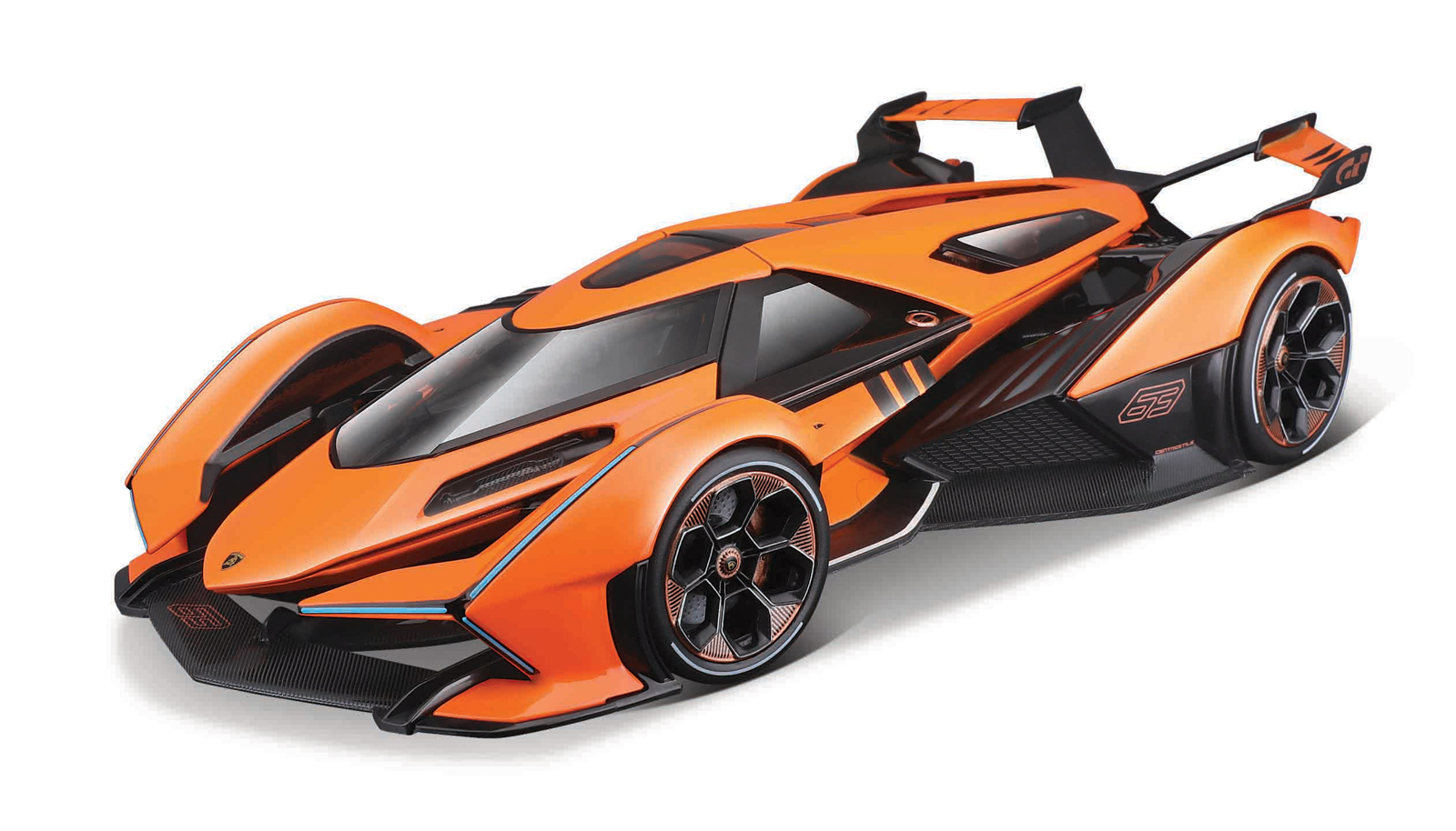 Maisto - Lamborghini V12 Vision Gran Turismo, oranžové, 1:18