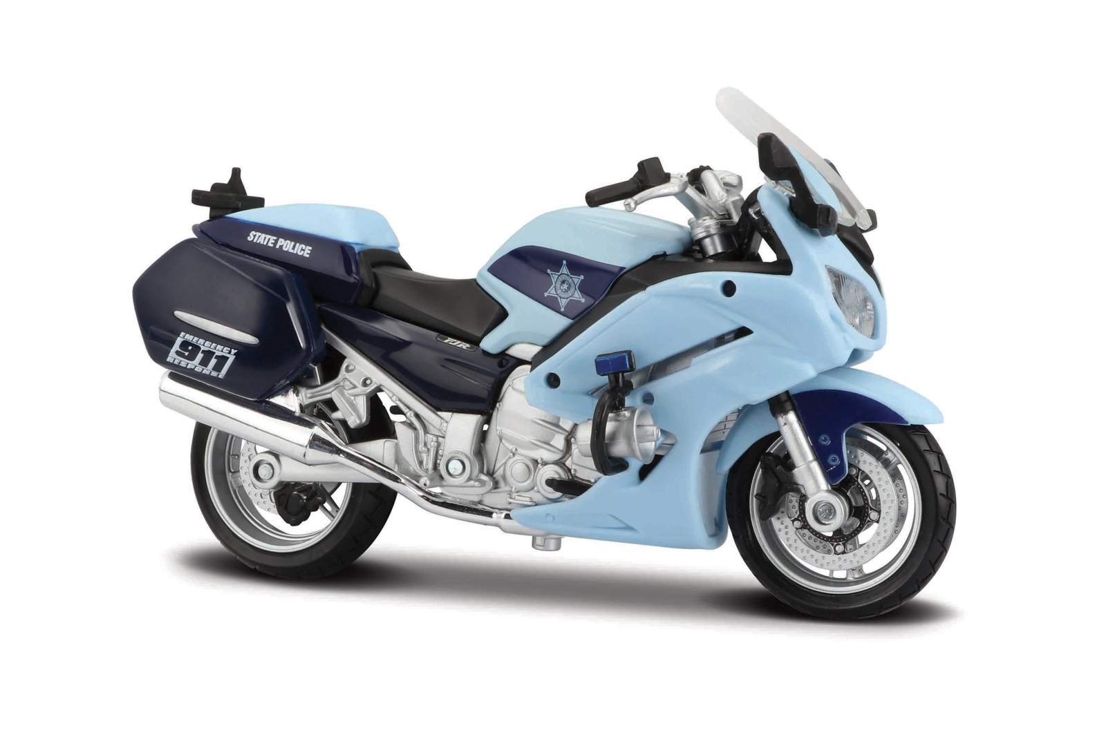Maisto - Policajný motocykel - YAMAHA FJR 1300A, US - State Trooper, 1:18