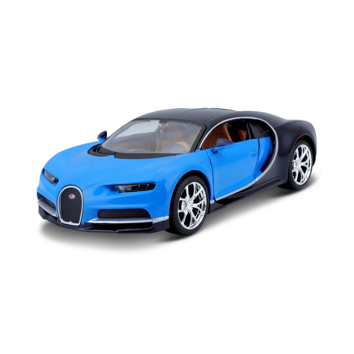 Maisto - Bugatti Chiron, modré, assembly line, 1:24