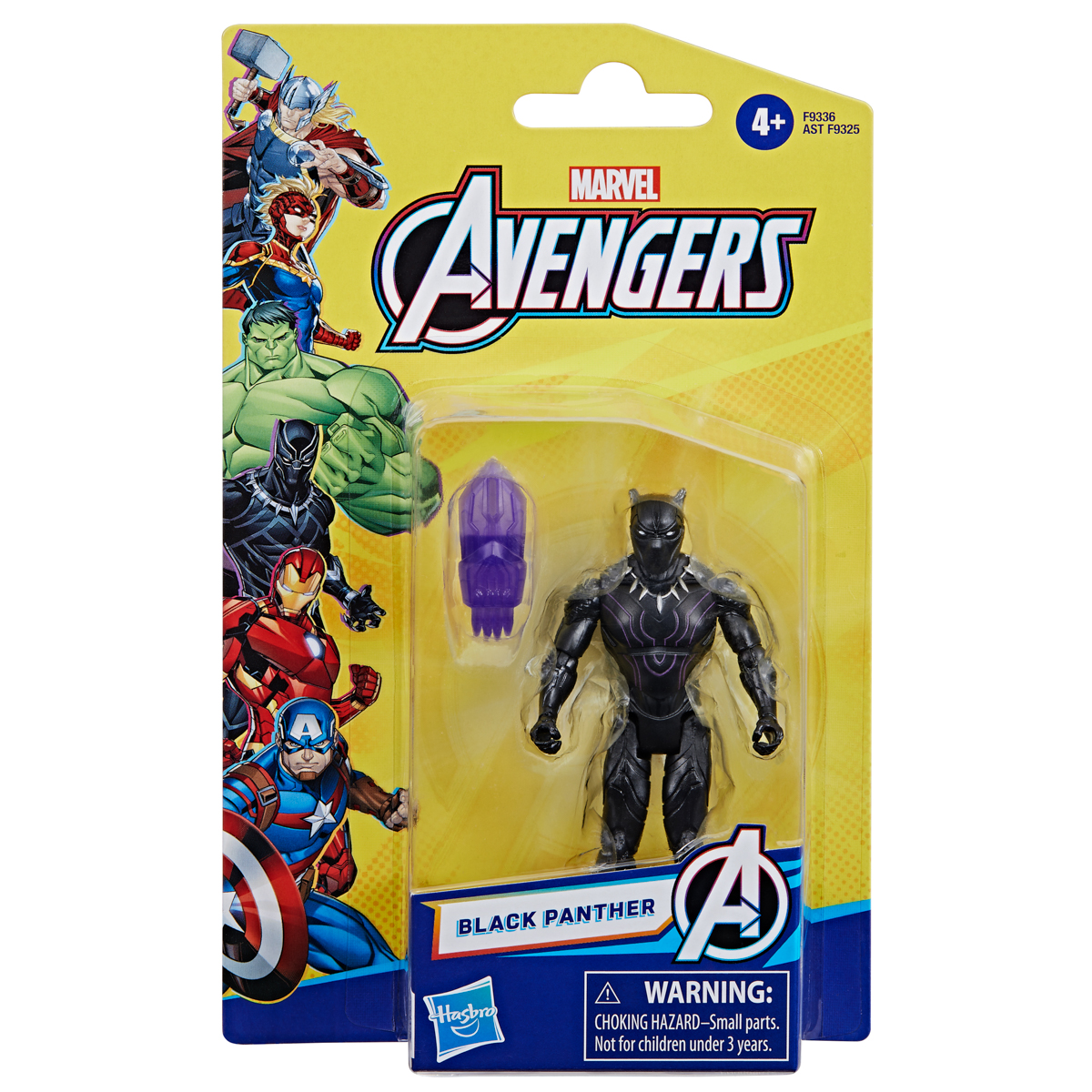 HASBRO - Avengers Black Panther figúrka 10cm s príslušenstvom