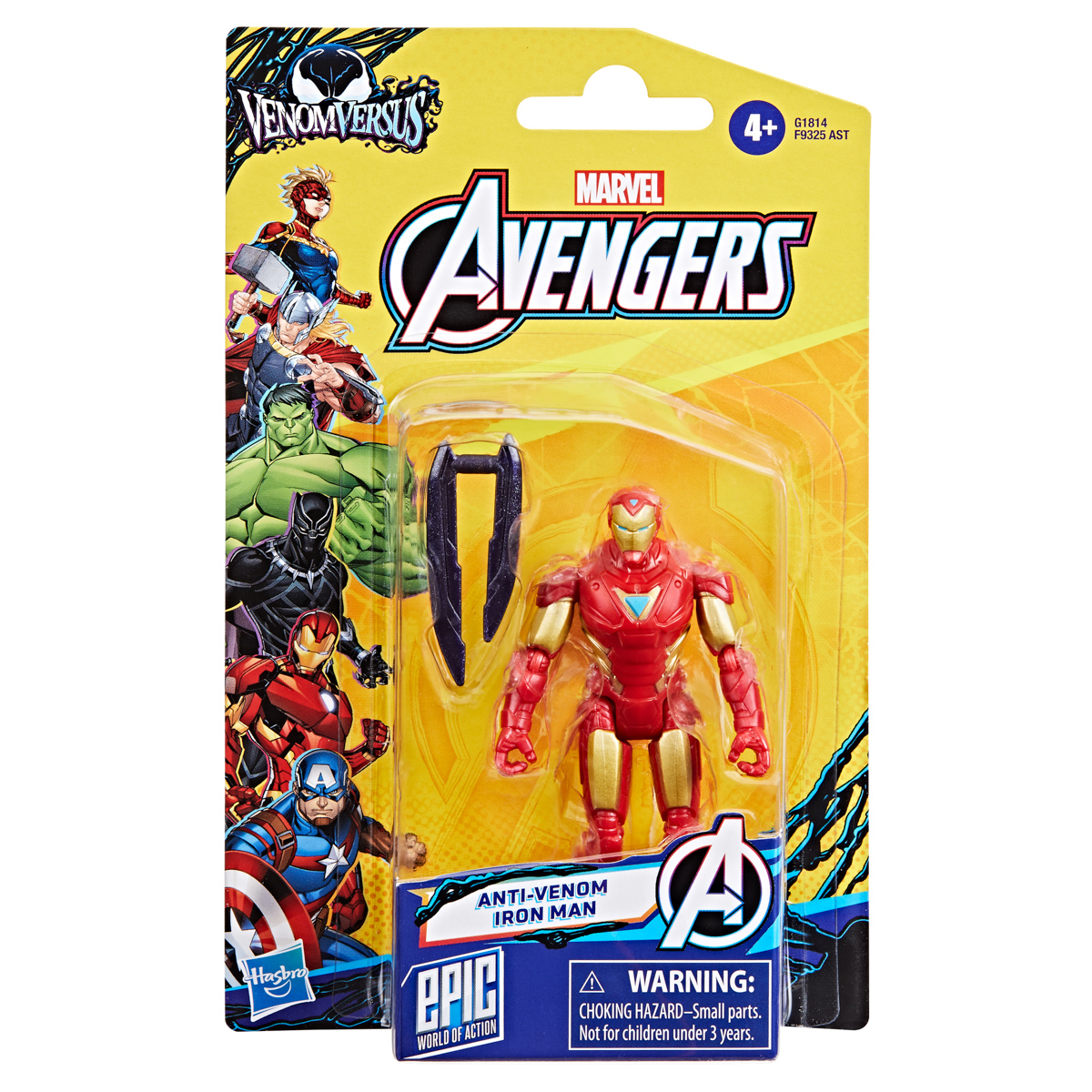 HASBRO - Avengers Venomversus Anti-Venom Iron Man, figúrka s príslušenstvom