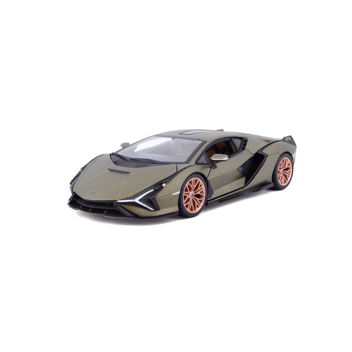 Bburago - Autá HOBBY, Plus, Lamborghini Sián FKP 37, zelená, 1:24