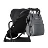 KikkaBoo Prebaľovací batoh Siena Dark Grey