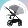 KINDERKRAFT Kočík kombinovaný Nea 2v1 Premium (Variant Ash Pink, Farba Ružová)