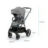 KINDERKRAFT Kočík kombinovaný Nea 2v1 Premium (Variant Ash Pink, Farba Ružová)