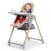 KINDERKRAFT SELECT Stolička jedálenská Lastree Premium (Farba Wood)