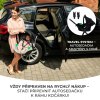 KINDERKRAFT Kočík kombinovaný 3v1 Newly + Mink PRO (Variant Classic black)