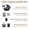 KINDERKRAFT SELECT Kočík kombinovaný 3v1 Prime 2 (Variant Shadow Grey, Farba Sivá)
