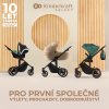 KINDERKRAFT SELECT Kočík kombinovaný 3v1 Prime 2 (Variant Shadow Grey, Farba Sivá)