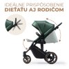 KINDERKRAFT SELECT Kočík kombinovaný 3v1 Prime 2 (Variant Shadow Grey, Farba Sivá)
