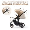 KINDERKRAFT SELECT Kočík kombinovaný 3v1 Prime 2 (Variant Shadow Grey, Farba Sivá)