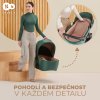 KINDERKRAFT SELECT Kočík kombinovaný 3v1 Prime 2 (Variant Shadow Grey, Farba Sivá)