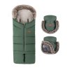 PETITE&MARS Set zimný fusak Arctic 4v1 + rukavice na kočík Furry (Variant Veritable Khaki)