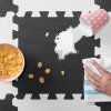 KINDERKRAFT Podložka penová puzzle Luno 150 x 180 cm, 30 ks (Variant BLack)