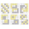 KINDERKRAFT Podložka penová puzzle Luno 150 x 180 cm, 30 ks (Variant BLack)