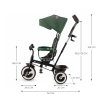 KINDERKRAFT Trojkolka Aston (Variant Malachite grey)