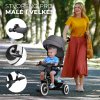 KINDERKRAFT Trojkolka Aston (Variant Malachite grey)