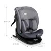 KINDERKRAFT Autosedačka I-Grow i-Size 40-150 cm (Farba Sivá, Variant Grey)