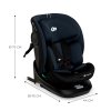 KINDERKRAFT Autosedačka I-Grow i-Size 40-150 cm (Farba Sivá, Variant Grey)