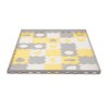 KINDERKRAFT Podložka penová puzzle Luno Shapes 185 x 165 cm, 30ks, Premium