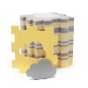 KINDERKRAFT Podložka penová puzzle Luno Shapes 185 x 165 cm, 30ks, Premium