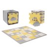 KINDERKRAFT Podložka penová puzzle Luno Shapes 185 x 165 cm, 30ks, Premium