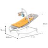 KINDERKRAFT Húpatko vibrujúce s melódiou Felio 2 Forest 0m+, do 9 kg (Variant Yellow)