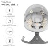 KINDERKRAFT Lehátko pohupujúce s melódiou 2v1 Lumi, do 9 kg, Premium (Variant Light grey)