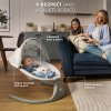 KINDERKRAFT Lehátko pohupujúce s melódiou 2v1 Lumi, do 9 kg, Premium (Variant Light grey)