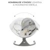 KINDERKRAFT Lehátko pohupujúce s melódiou 2v1 Lumi, do 9 kg, Premium (Variant Light grey)
