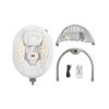 KINDERKRAFT Lehátko pohupujúce s melódiou 2v1 Lumi, do 9 kg, Premium (Variant Light grey)