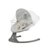 KINDERKRAFT Lehátko pohupujúce s melódiou 2v1 Lumi, do 9 kg, Premium (Variant Light grey)