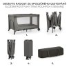 KINDERKRAFT Postieľka cestovná Joy 2 (Variant Beige)