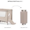 KINDERKRAFT Postieľka cestovná Joy 2 (Variant Beige)