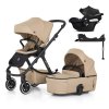 PETITE&MARS Kočík kombinovaný ICON 2v1 LITE AIR + CYBEX Aton B2 i-Size + základňa (Variant Dove Grey, Farba Sivá)