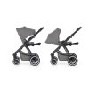 PETITE&MARS Kočík kombinovaný ICON 2v1 XXL AIR + CYBEX Aton B2 i-Size + základňa (Variant Dove Grey, Farba Sivá)