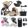 PETITE&MARS Kočík kombinovaný ICON 2v1 XXL AIR + CYBEX Aton B2 i-Size + základňa (Variant Dove Grey, Farba Sivá)